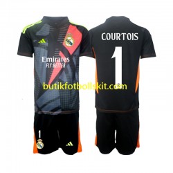Real Madrid Thibaut Courtois 1 Målvakt Barn Borta Matchtröja 2024/25 Kortärmad