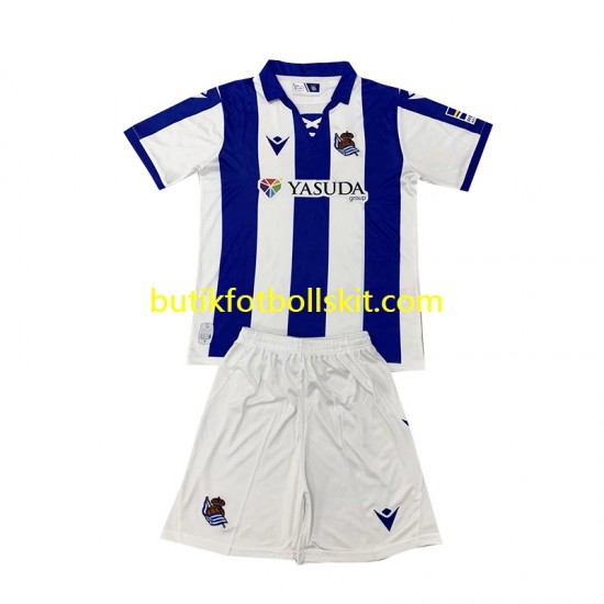 Real Sociedad Barn Hemma Matchtröja 2024/25 Kortärmad