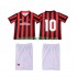 AC Milan 10 1990 1991 Retro Barn Hemma Matchtröja Kortärmad