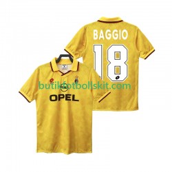 AC Milan BAGGIO 18 1995 1996 Retro Män Tredje Matchtröja Kortärmad