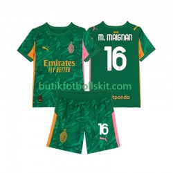 AC Milan Mike Maignan 16 Målvakt Barn Borta Matchtröja 2025/26 Kortärmad