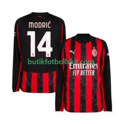 AC Milan Modrić Luca 14 Män Hemma Matchtröja 2025/26 Långärmad