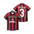 AC Milan MALDINI 3 Retro Män Hemma Matchtröja 1999 1998 Kortärmad