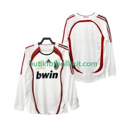 AC Milan 2007 Retro Män Borta Matchtröja 2006 Långärmad