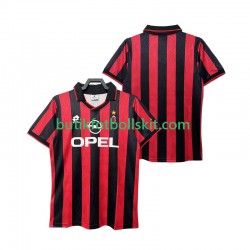 AC Milan 1995 1996 Retro Män Hemma Matchtröja Kortärmad