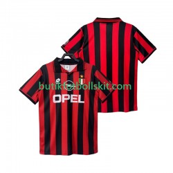 AC Milan 1996 1997 Retro Män Hemma Matchtröja Kortärmad