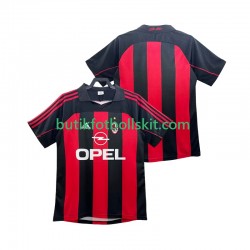 AC Milan 2000 Retro Män Hemma Matchtröja 2002 Kortärmad