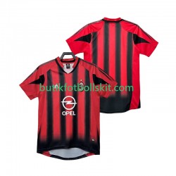 AC Milan 2005 Retro Män Hemma Matchtröja 2004 Kortärmad