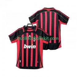AC Milan 2007 Retro Män Hemma Matchtröja 2006 Kortärmad