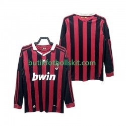AC Milan 2009 Retro Män Hemma Matchtröja 2010 Långärmad