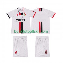 AC Milan 1996 1997 Retro Barn Borta Matchtröja Kortärmad