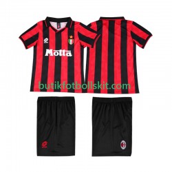 AC Milan 1993 1994 Retro Barn Hemma Matchtröja Kortärmad