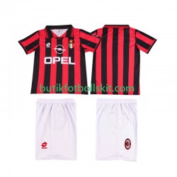 AC Milan 1996 1997 Retro Barn Hemma Matchtröja Kortärmad