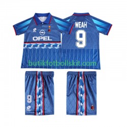 AC Milan WEAH 9 1995 1996 Retro Barn Borta Matchtröja Kortärmad