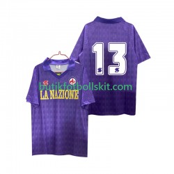 Fiorentina 13 1989 1990 Retro Män Hemma Matchtröja Kortärmad