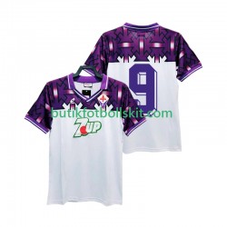 Fiorentina 9 1992 1993 Retro Män Borta Matchtröja Kortärmad