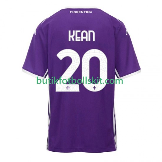 Fiorentina Kean 20 Män Hemma Matchtröja 2025/26 Kortärmad