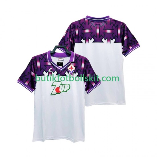 Fiorentina 1992 1993 Retro Män Borta Matchtröja Kortärmad