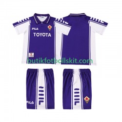 Fiorentina 2000 Retro Barn Hemma Matchtröja 1999 Kortärmad