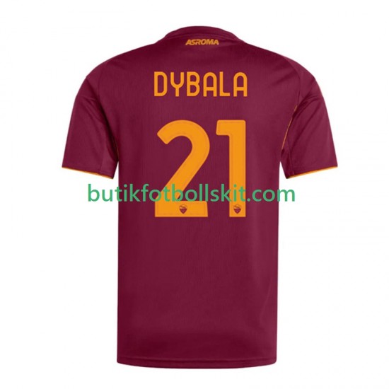 AS Roma Dybala 21 Män Hemma Matchtröja 2025/26 Kortärmad