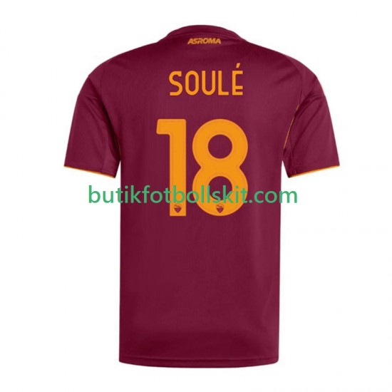 AS Roma Soule 18 Män Hemma Matchtröja 2025/26 Kortärmad