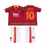 AS Roma TOTTI 10 Retro Barn Hemma Matchtröja 1999 1998 Kortärmad