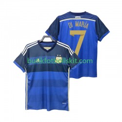 Argentina DI MARIA 7 2014 Retro Män Borta Matchtröja Kortärmad
