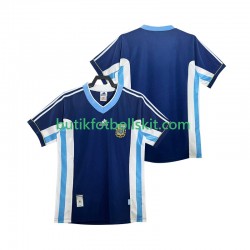 Argentina Retro Män Borta Matchtröja 1998 Kortärmad