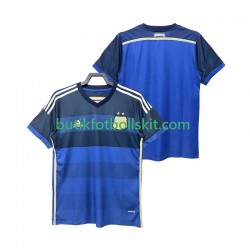 Argentina 2014 Retro Män Borta Matchtröja Kortärmad