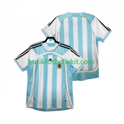 Argentina 2014 Retro Män Hemma Matchtröja Kortärmad