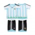 Argentina 2007 Retro Barn Hemma Matchtröja 2006 Kortärmad