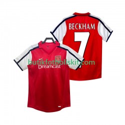 Arsenal BECKHAM 7 2001 Retro Män Hemma Matchtröja 2002 Kortärmad