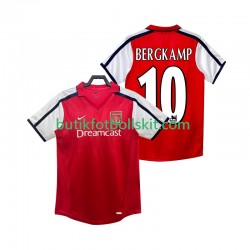 Arsenal BERGKAMP 10 2001 Retro Män Hemma Matchtröja 2002 Kortärmad