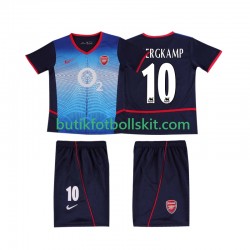 Arsenal BERGKAMP 10 Retro Barn Borta Matchtröja 2004 2002 Kortärmad