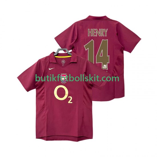 Arsenal Henry 14 2005 Retro Män Hemma Matchtröja 2006 Kortärmad