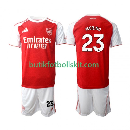 Arsenal Merino 23 Barn Hemma Matchtröja 2025/26 Kortärmad