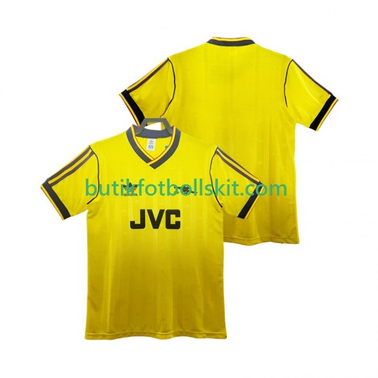Arsenal 1986 1988 Retro Män Borta Matchtröja Kortärmad