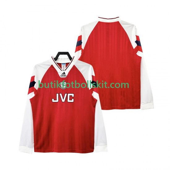 Arsenal 192 1994 Retro Män Hemma Matchtröja Långärmad