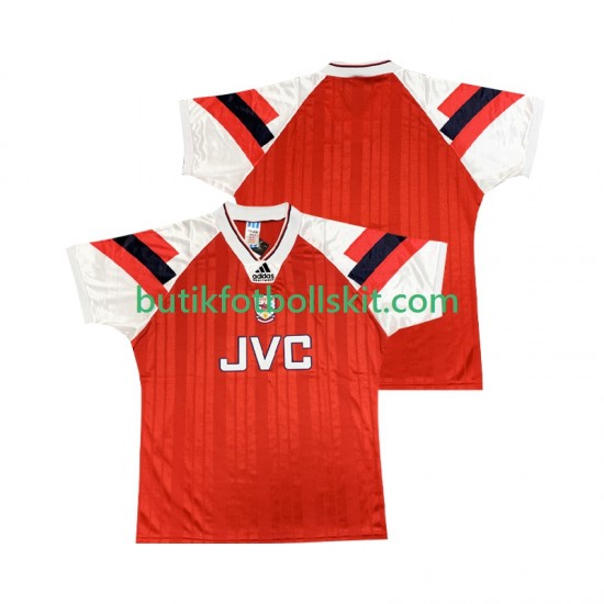 Arsenal 1992 1994 Retro Män Hemma Matchtröja Kortärmad