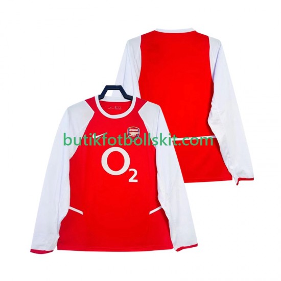 Arsenal 2003 Retro Män Hemma Matchtröja 2002 Långärmad