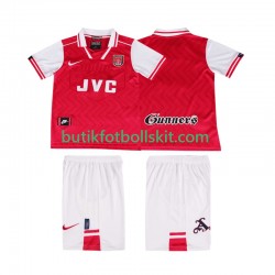 Arsenal 1996 1997 Retro Barn Hemma Matchtröja Kortärmad