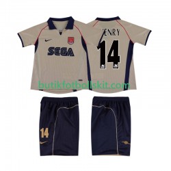 Arsenal Thierry Henry 14 2001 Retro Barn Borta Matchtröja 2002 Kortärmad