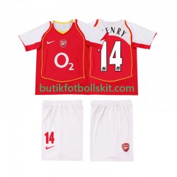 Arsenal Thierry Henry 14 2005 Retro Barn Hemma Matchtröja 2004 Kortärmad