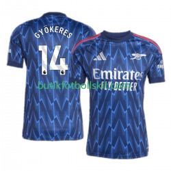 Arsenal Viktor Gyokeres 14 Män Borta Matchtröja 2025/26 Kortärmad