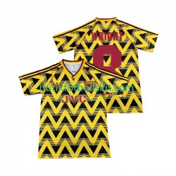 Arsenal WRIGHT 8 199 1993 Retro Män Borta Matchtröja Kortärmad