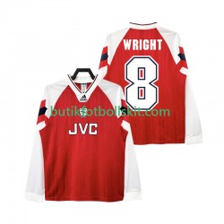 Arsenal WRIGHT 8 192 1994 Retro Män Hemma Matchtröja Långärmad