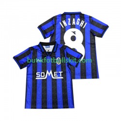 Atalanta INZAGHI 8 1996 1997 Män Hemma Matchtröja Kortärmad