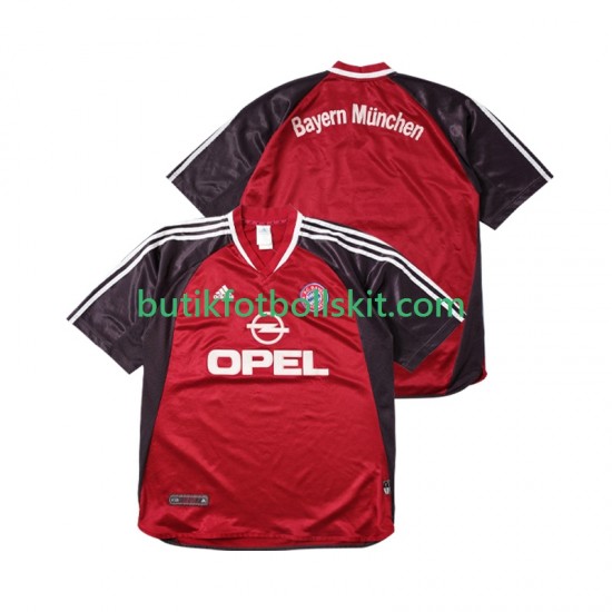 FC Bayern München 2001 Retro Män Hemma Matchtröja 2002 Kortärmad