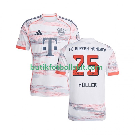 FC Bayern München Thomas Muller 25 Män Borta Matchtröja 2025/26 Kortärmad