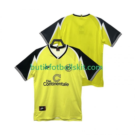 Borussia Dortmund 1995 1996 Retro Män Hemma Matchtröja Kortärmad